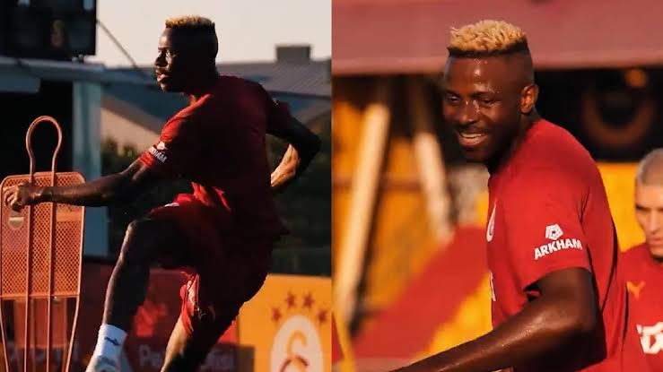 Victor Osimhen Spotted Training in Galatasaray