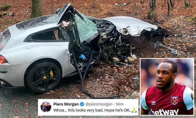 West Ham United star Michail Antonio Involved in a Car Accident