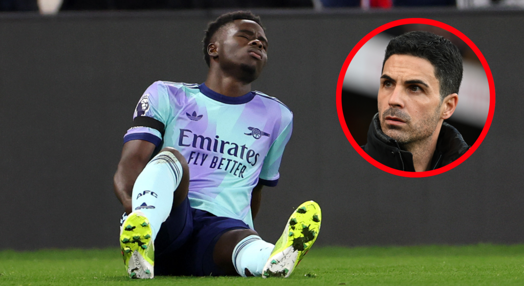 Mikel Arteta Gives Update on Saka's Injury