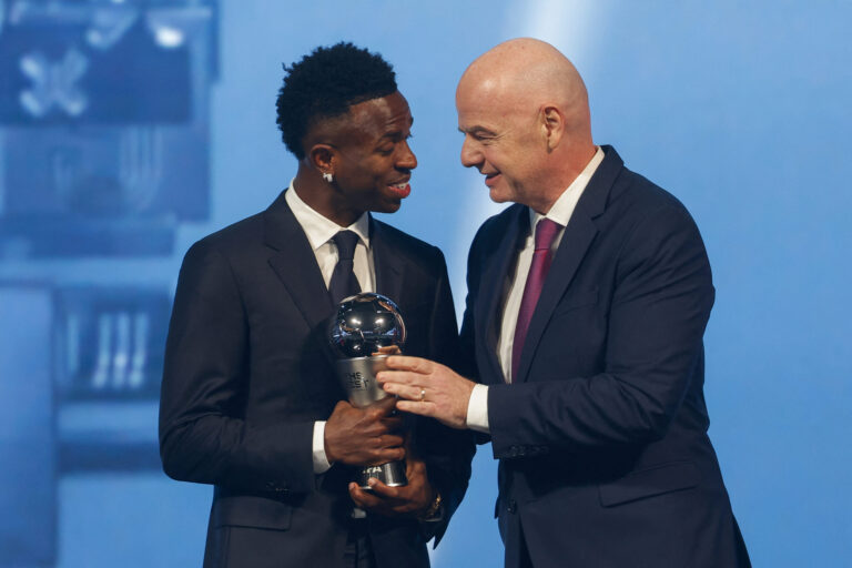 Vinicius Jr Wins His First FIFA Player of the Year Award