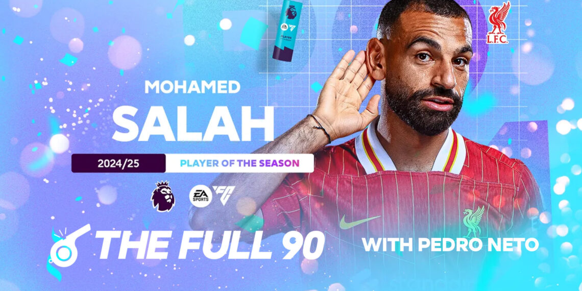 Salah Beats Bruno, Isak others to Win Prestigious Award in EPL