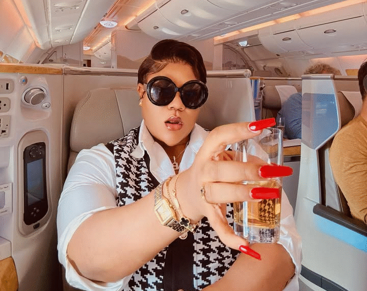 Nkechi Blessing Sparks Reactions After Airport Toy Revelation After Breakup