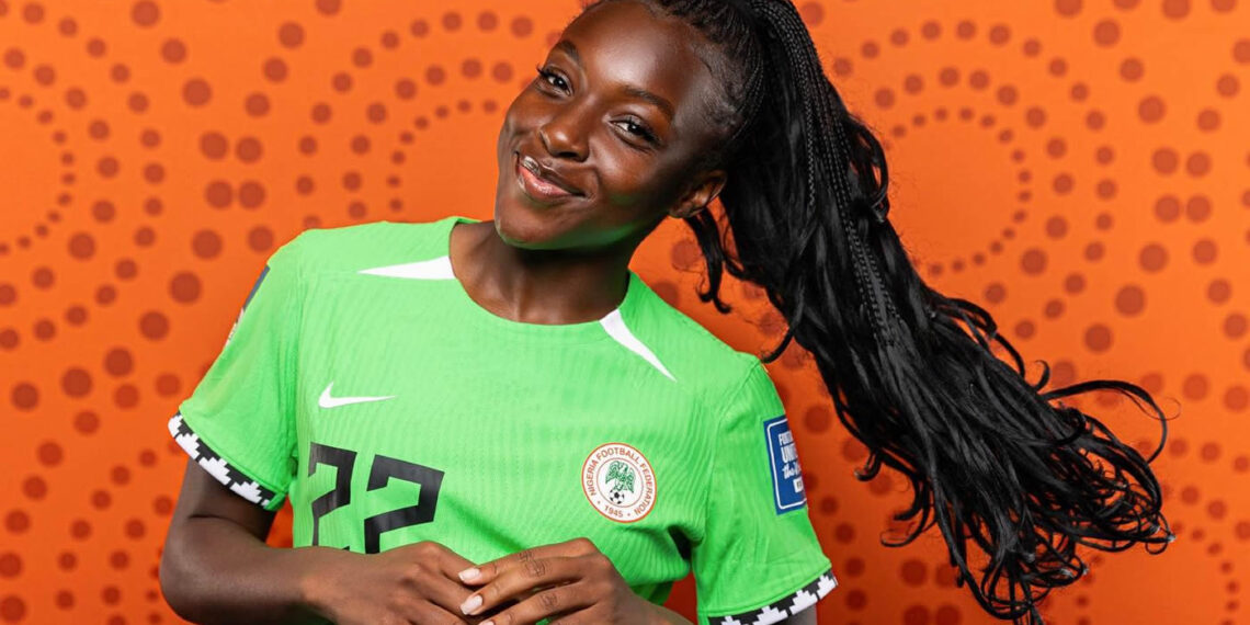 Michelle Alozie Scores Last Minute Goal to Help Super Falcons Book Final Ticket