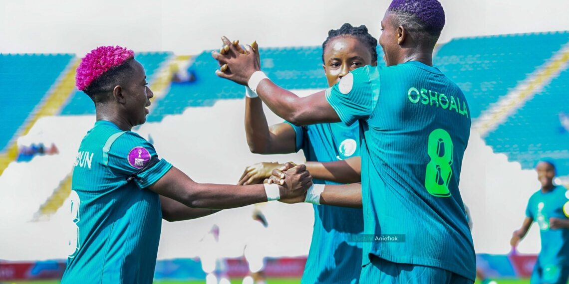 Super Falcons Star Dedicate Goal to Diogo Jota Celebrate