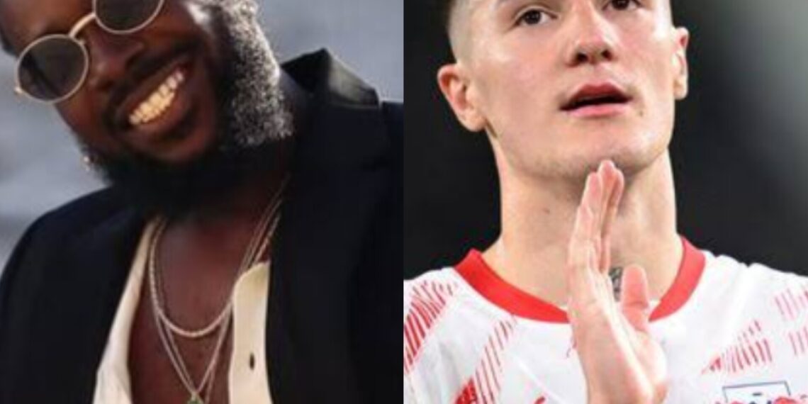 Adekunle Gold Celebrates Manchester United’s New Signing in Style