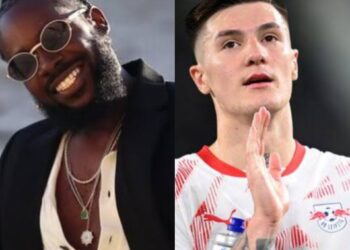 Adekunle Gold Celebrates Manchester United’s New Signing in Style